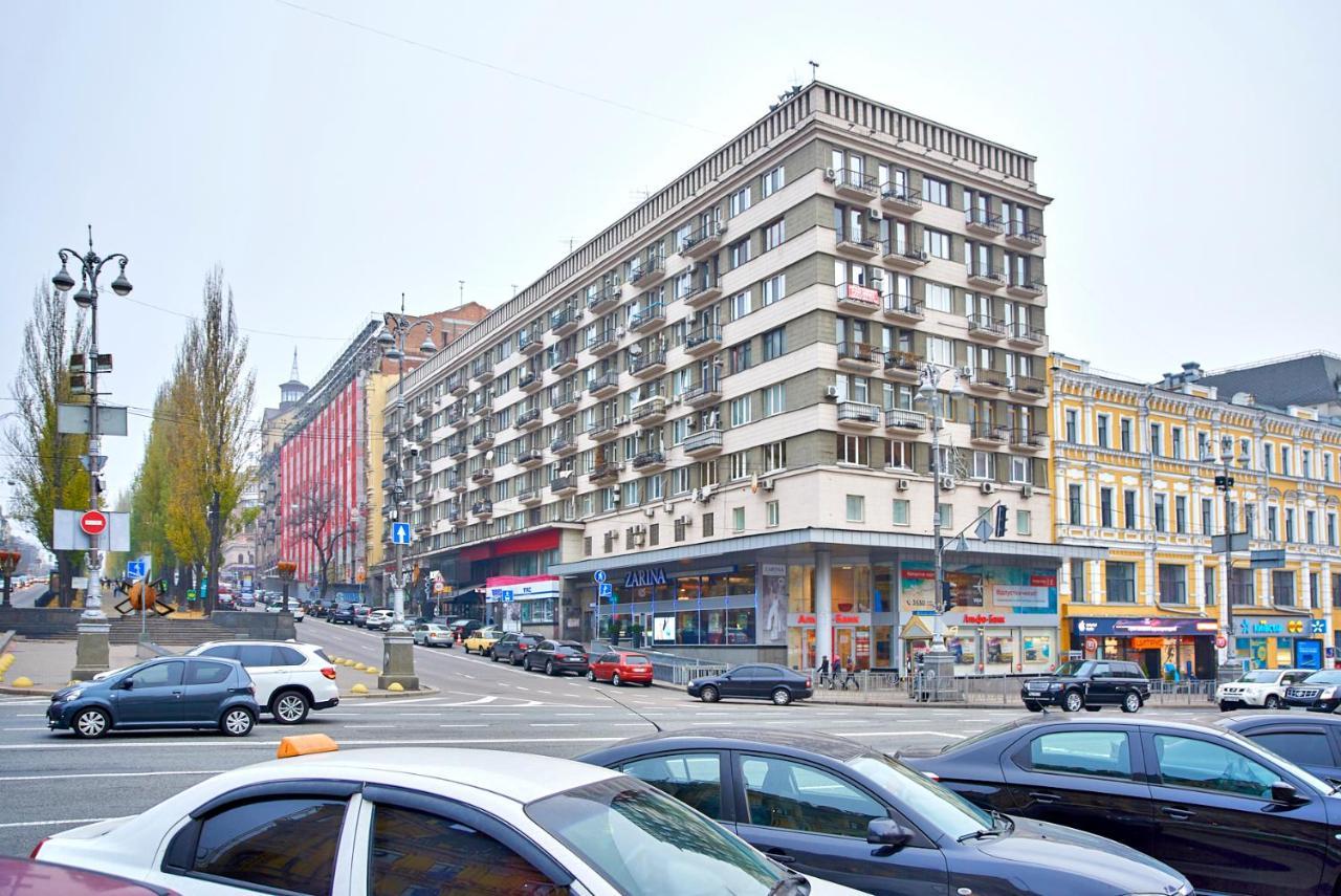 Big Jacuzzi , Sauna , Khreshchatyk Apartments เคียฟ ภายนอก รูปภาพ